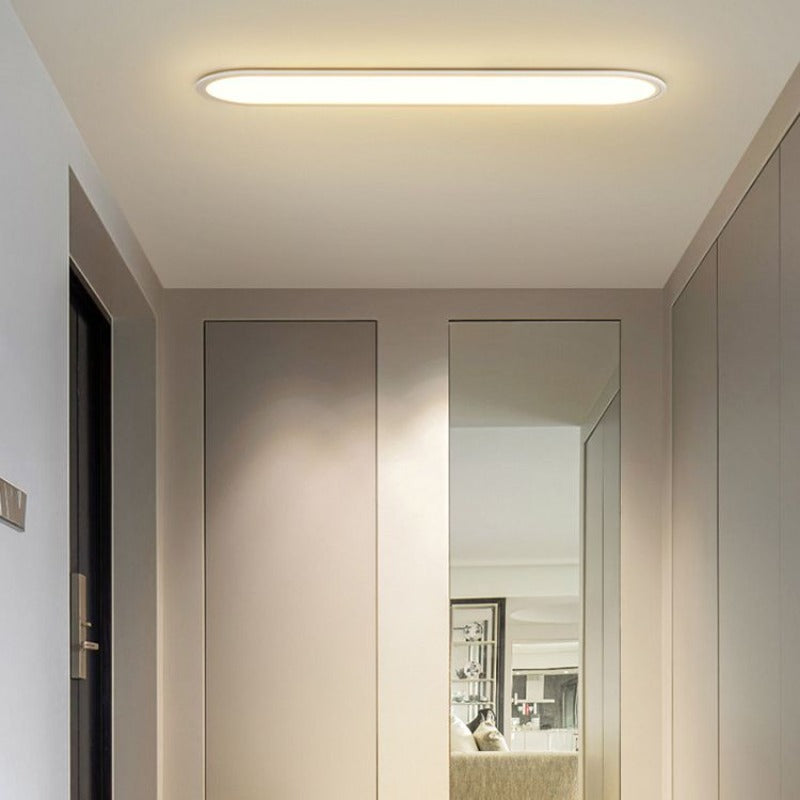 Arisha Modern Deckenleuchte Dimmbar Schwarz Rechteckig Wohn/Schalafzimmer Metall