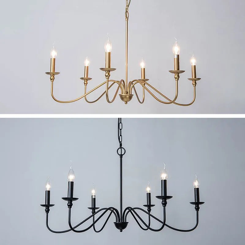 Silva  Kronleuchter  Retro Schlafzimmer Schwarz/Gold