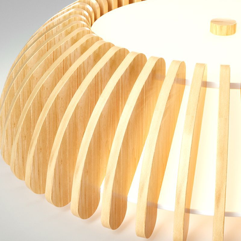 Muto Modern LED Deckenleuchte Schlafzimmer/Wohnzimmer Innen Holz Acryl