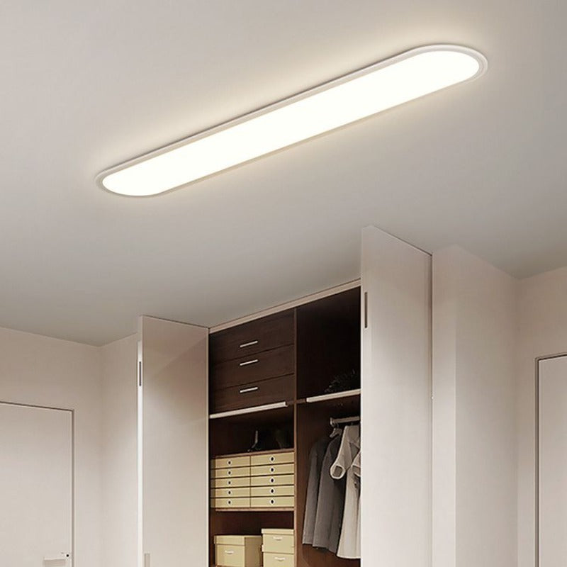 Arisha Modern Deckenleuchte Dimmbar Schwarz Rechteckig Wohn/Schalafzimmer Metall