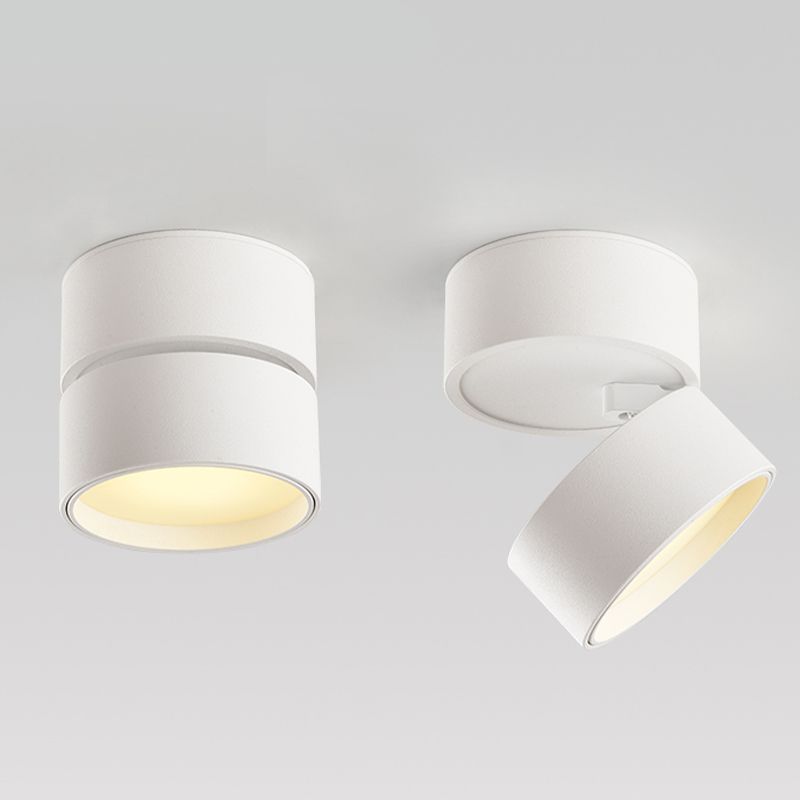 Arisha Modern Zylindrisch LED Deckenstrahler Schwarz/Weiß Metall 2 Farben 3/7/12/18W