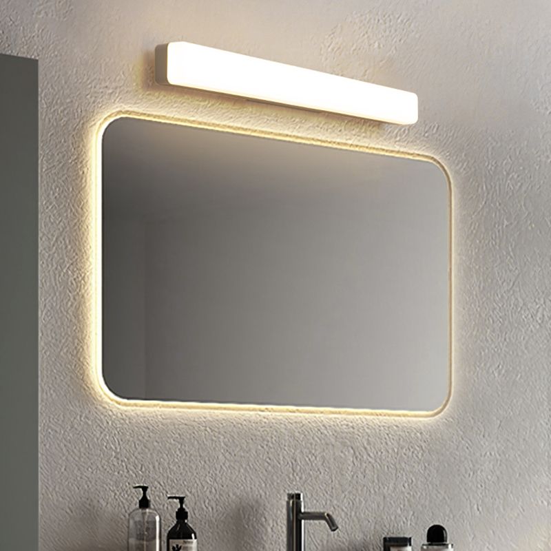 Arisha Modern Wandleuchte Linear, Weiß, Badezimmer, Acryl