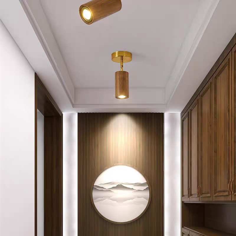 Elvarena Holz-LED-Spotschiene