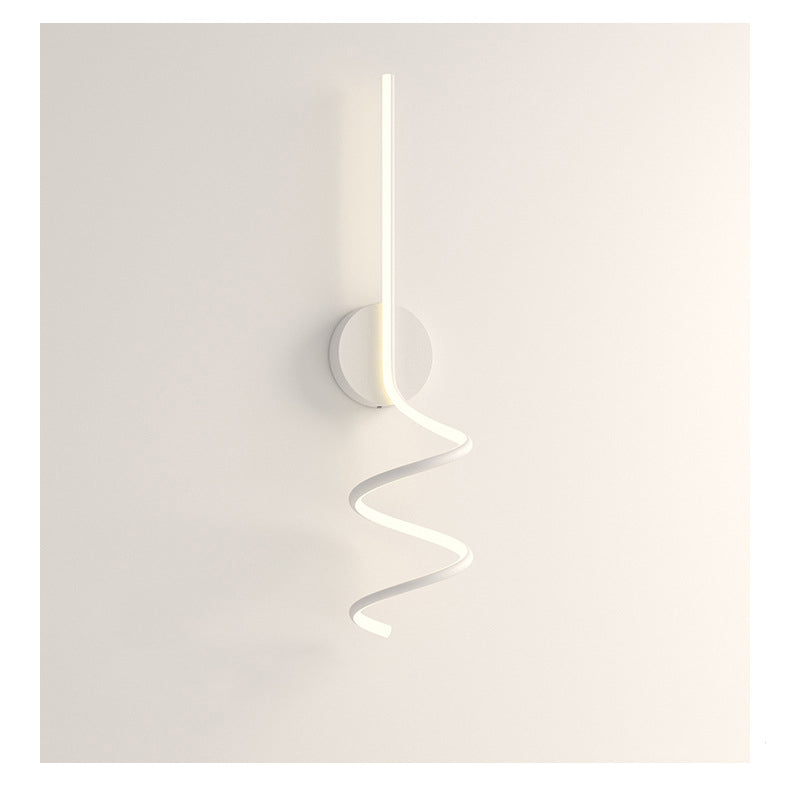 Arisha Minimalistische LED Wandleuchte Ess/Wohnzimmer Schwarz/Weiß
