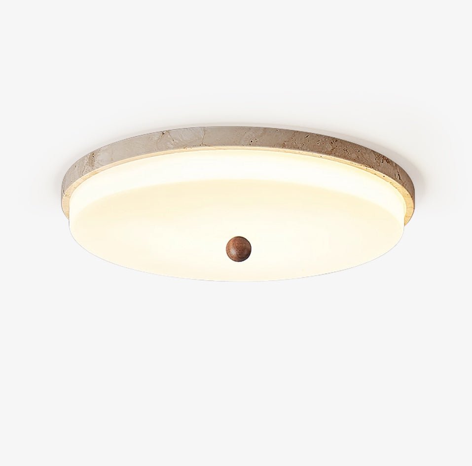 Aeon Travertine Orb Deckenleuchte