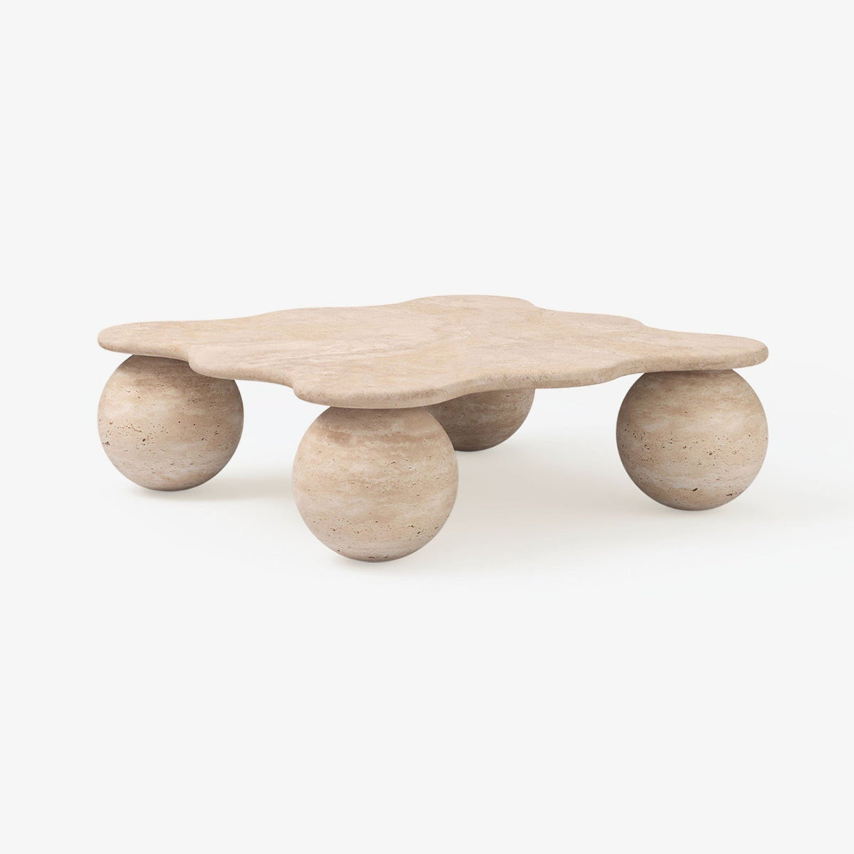 Mesa Tischleuchte aus Kieselsteinform