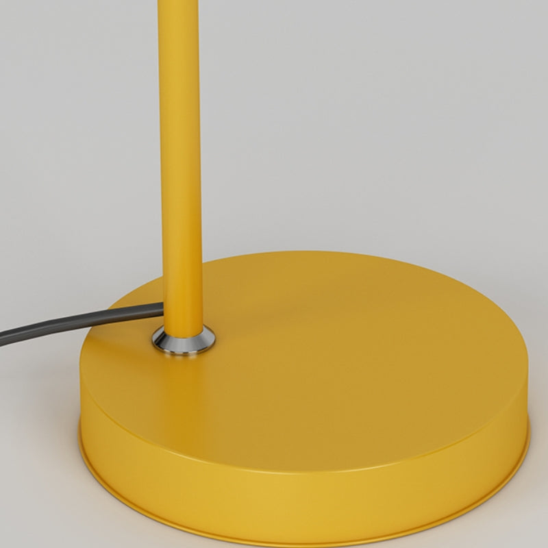 Aria Stehlampe Modern Schale LED  Schwarz/Rotwein/Gelb Wohnzimmer