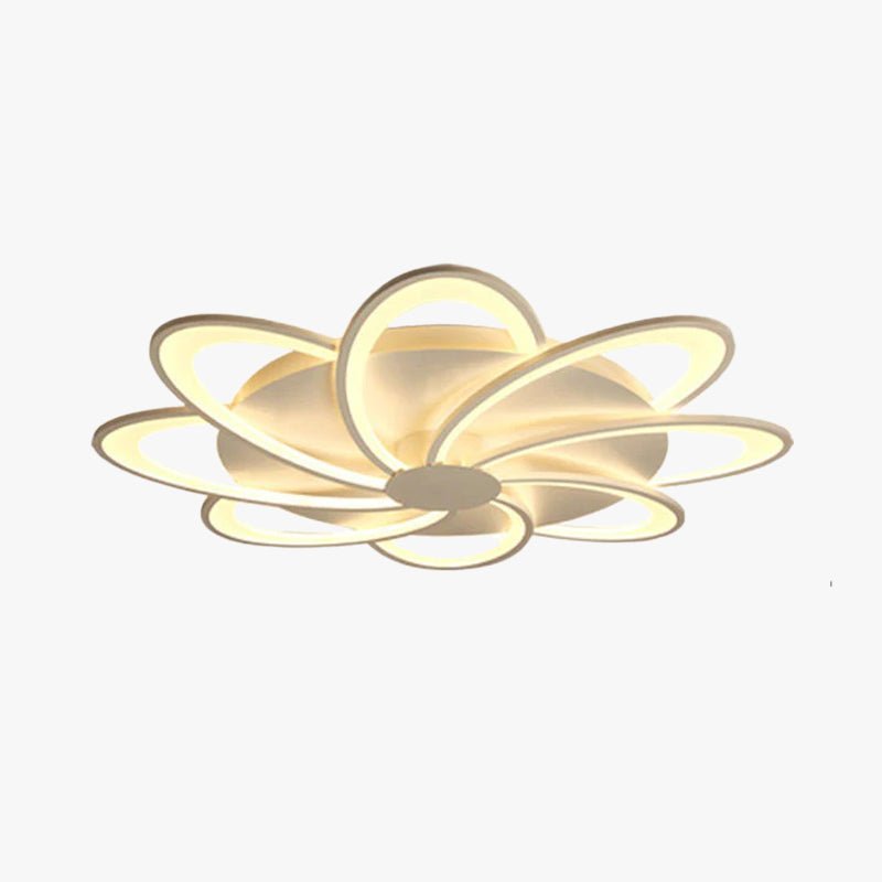 Arisha Modern Blume Metall Acryl Deckenleuchte Wohnzimmer Schlafzimmer