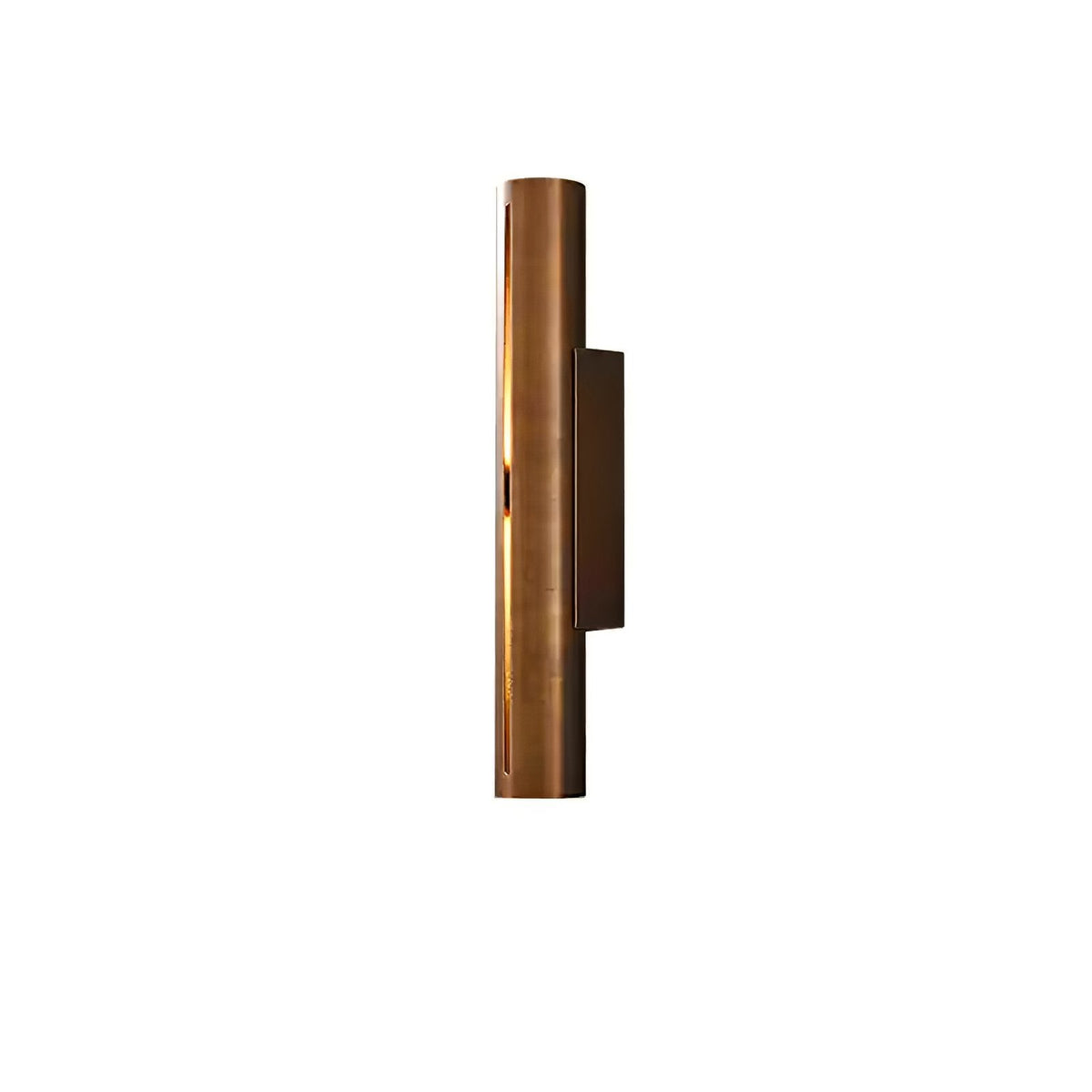 Avsilara zeitgenössische minimalistische zylindrische Messing-Wandleuchte