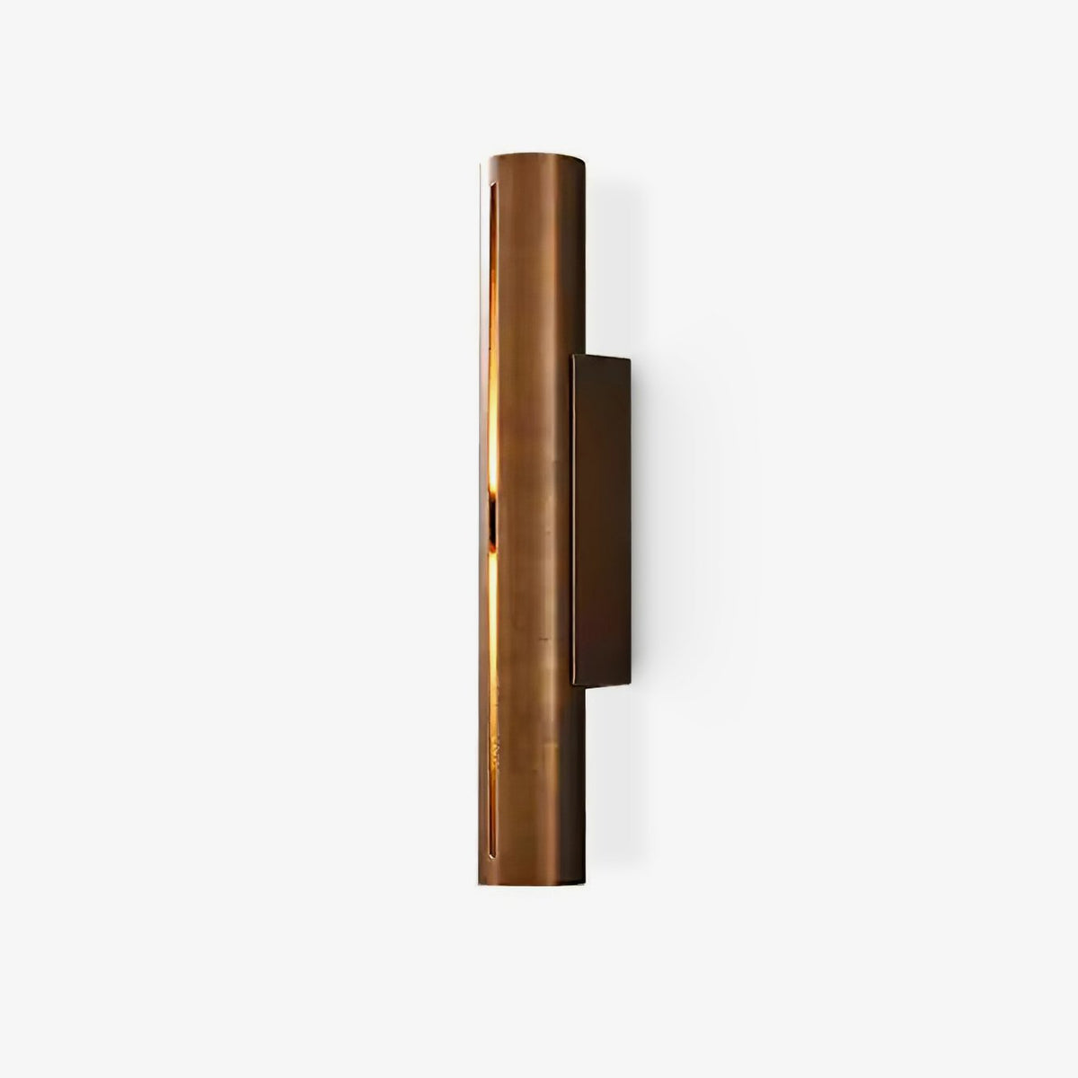 Avsilara zeitgenössische minimalistische zylindrische Messing-Wandleuchte
