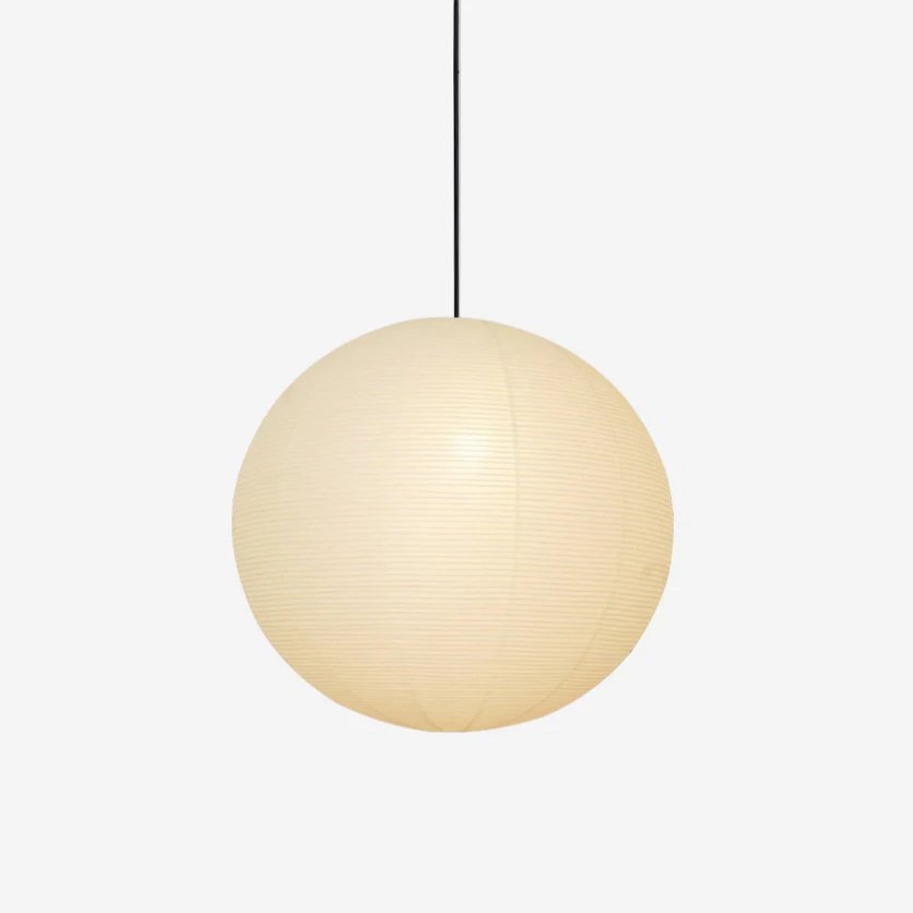 Noveno Pendelleuchte Bambus Washi-Papier rund