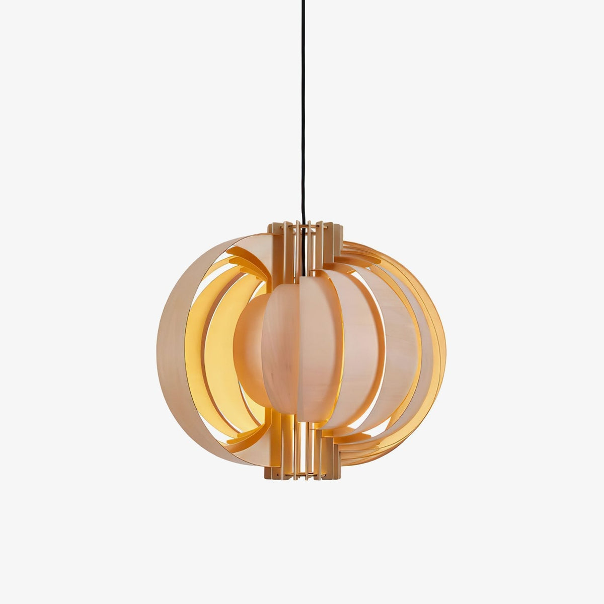 Ivraeus Premium Elegance Ring Pendelleuchte aus Holz