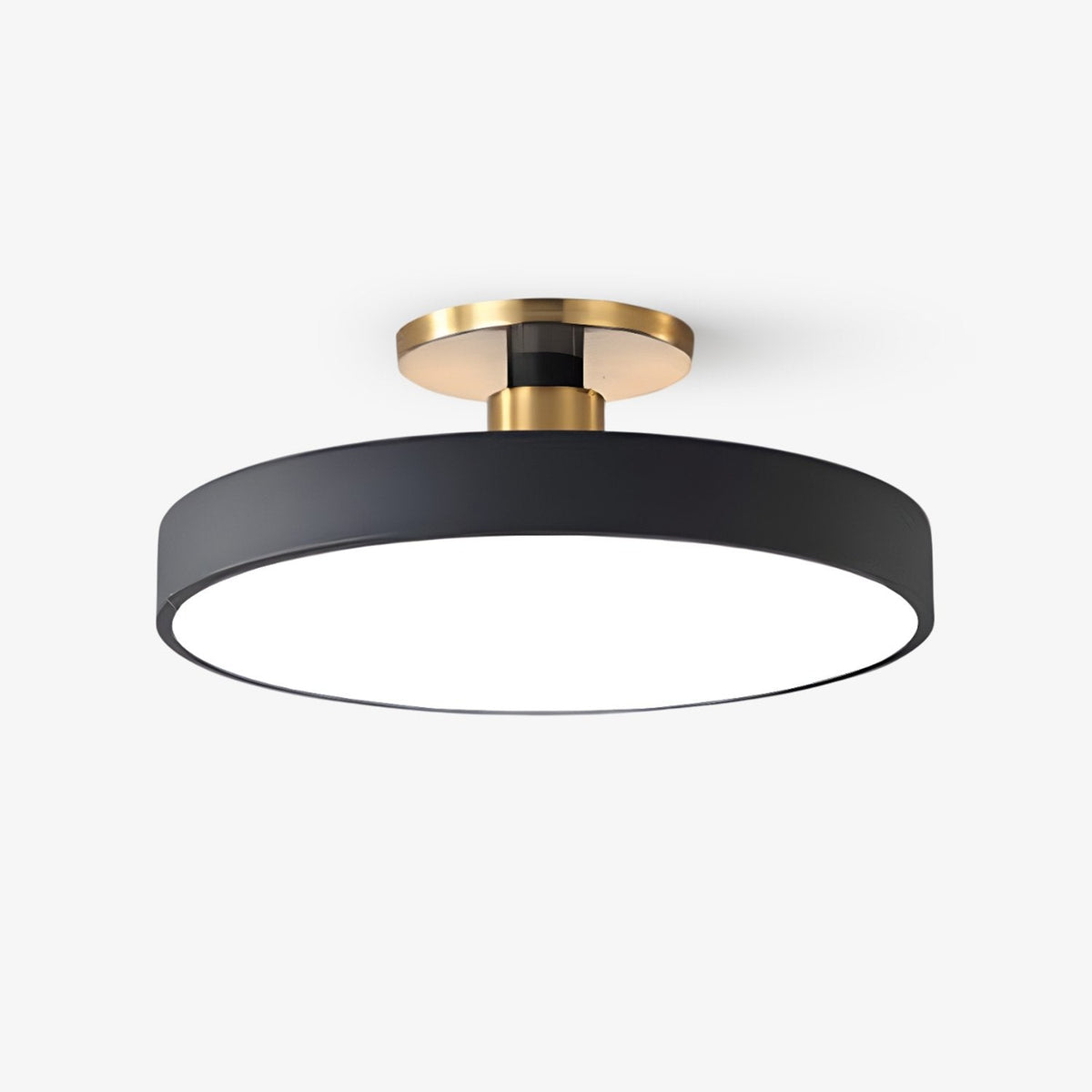Aureiella flache Deckenleuchte Schwarz und Gold moderne Ausführung
