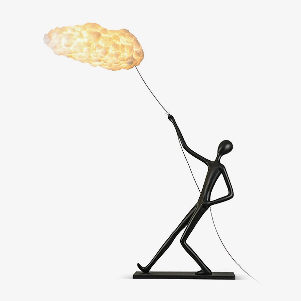Cildes Baumwolle Sculpture Lamp