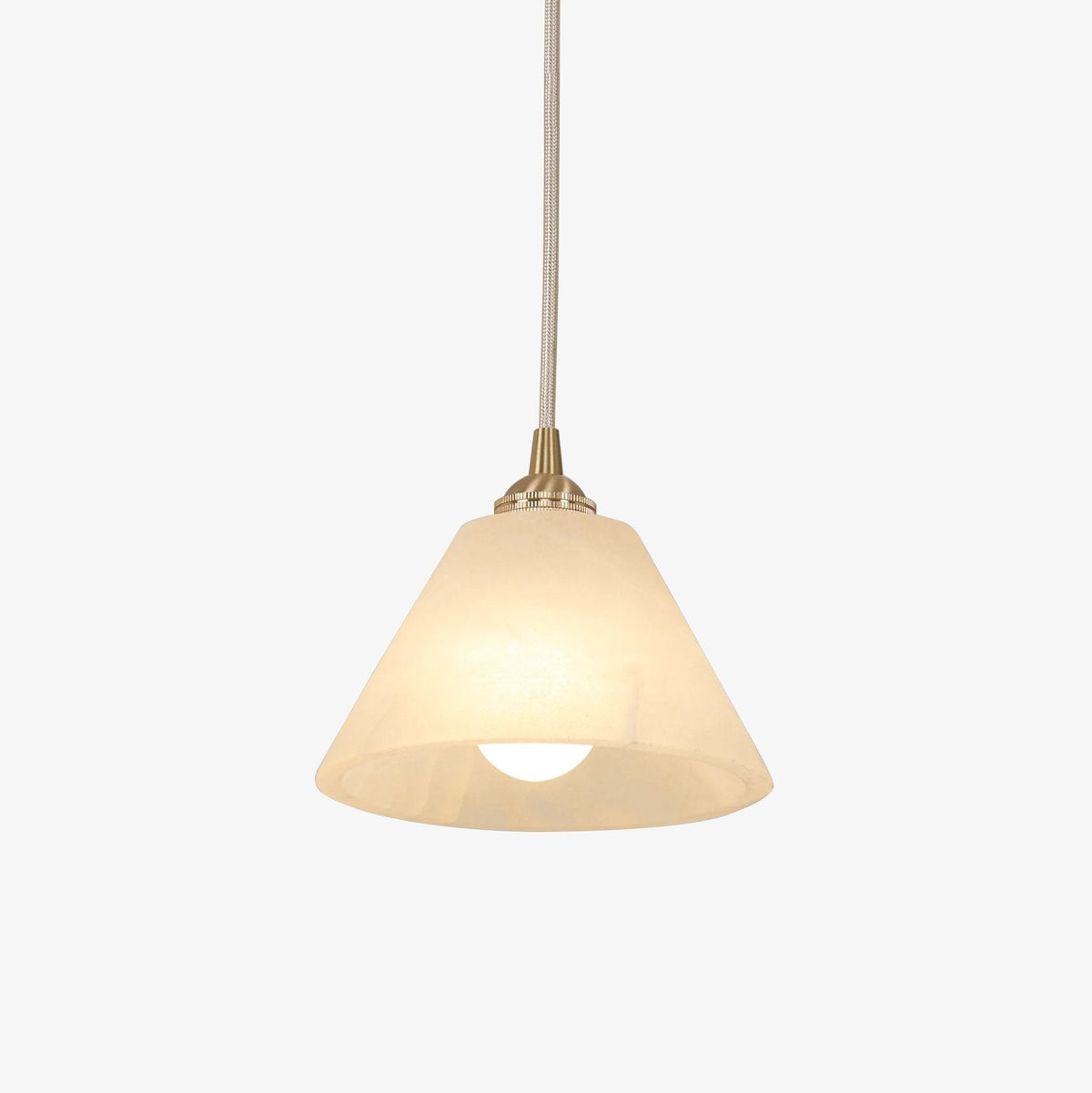 Alberise Minimalistische Pendelleuchte aus Alabaster