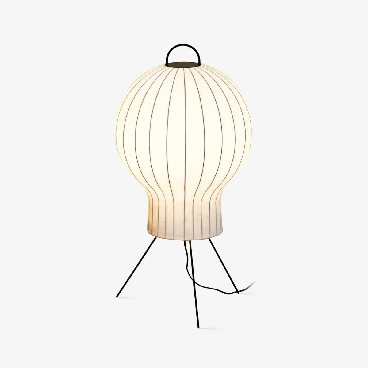 Balloon Stehleuchte aus Seide im minimalistischen Stil