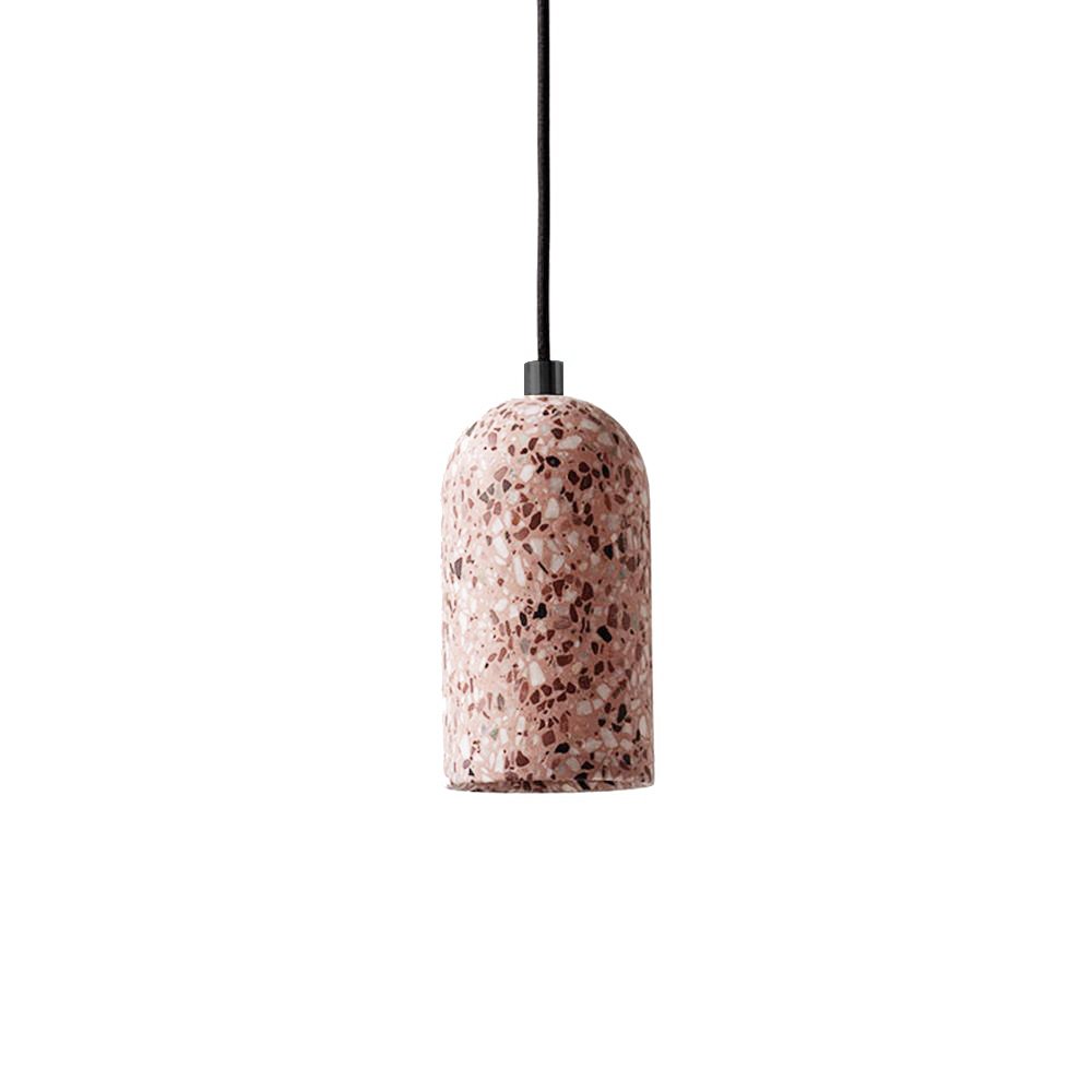 Brol Terrazzo Pendelleuchte im Industrie-Stil in Beton grau