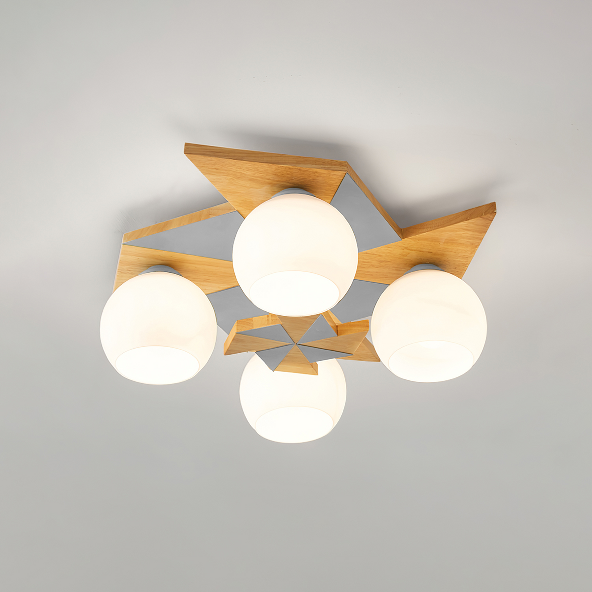 Ewooda Deckenleuchte aus Holz