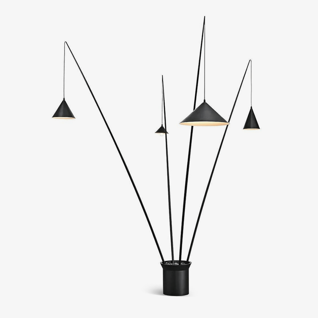 Canorara Multi-Arm Stehleuchte Schwarz