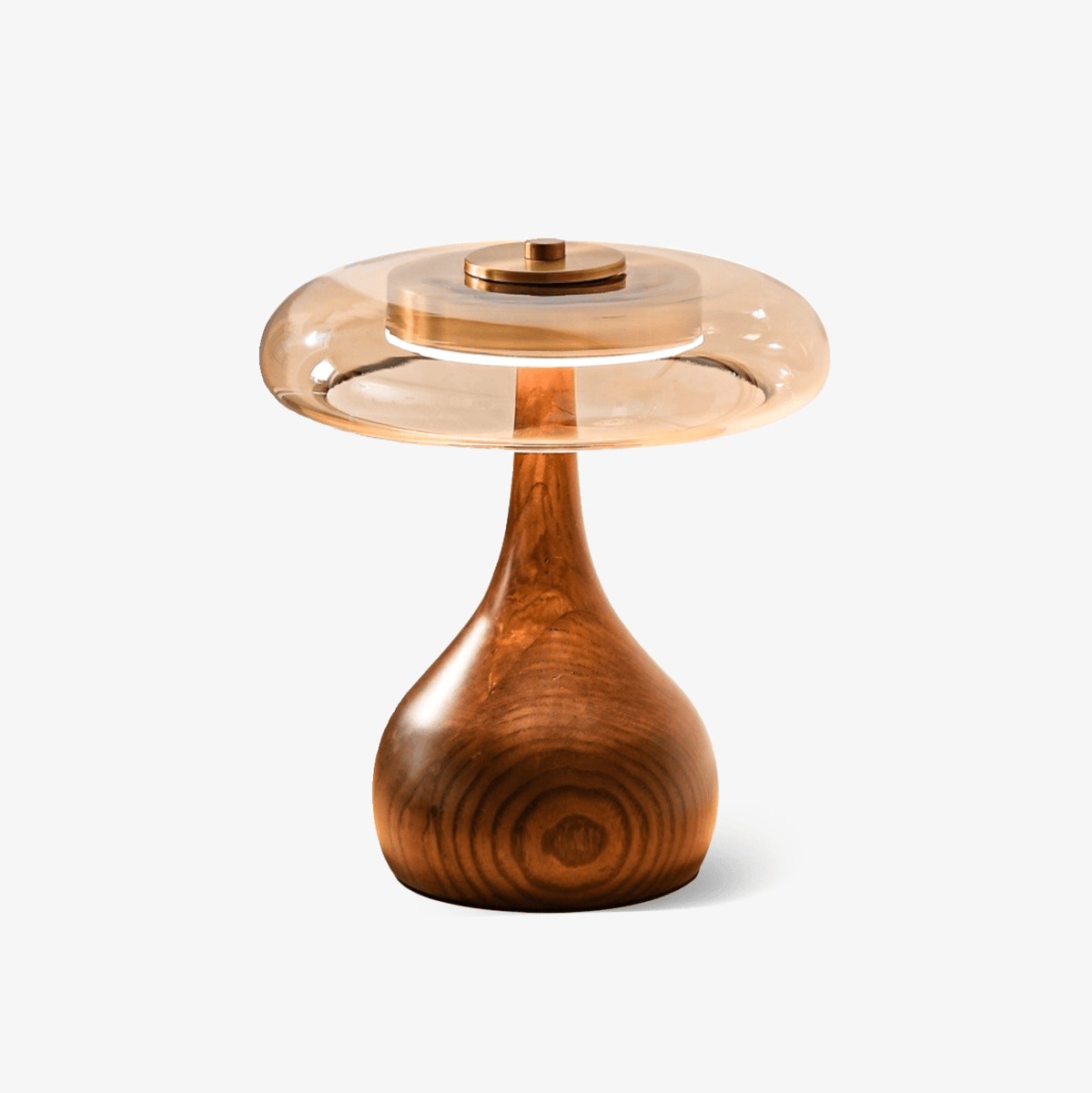 Bux Tischleuchte aus Holz im modernen Stil