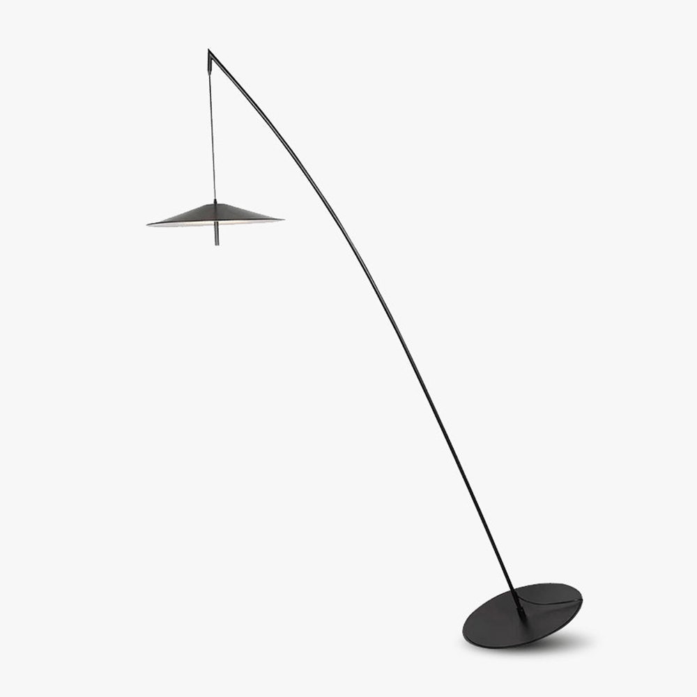 Arcana Schwarz Minimalistische Stehleuchte