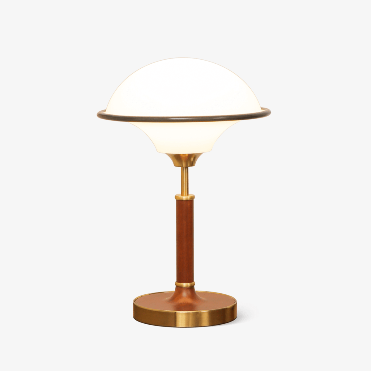 Solstic Tischlampe im Mid-Century-Stil aus Holz