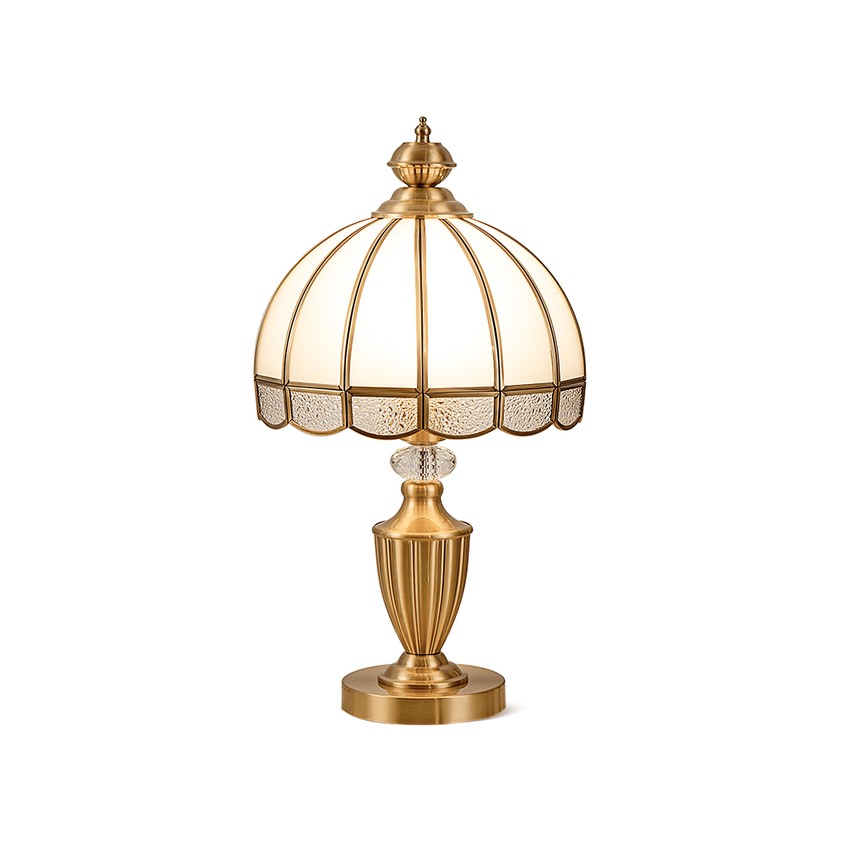 Opaline-Glas-Klassik-Tischleuchte