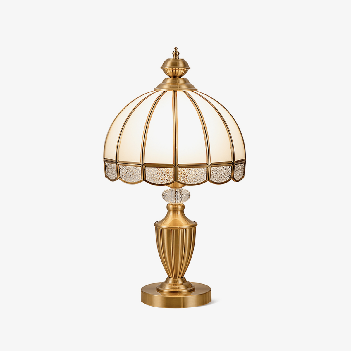 Opaline-Glas-Klassik-Tischleuchte