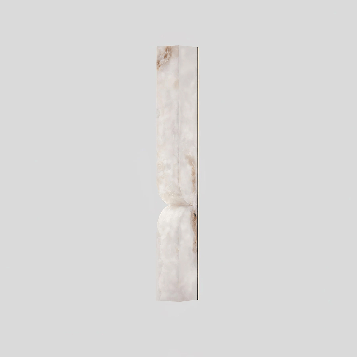 Lena Wandleuchte aus Alabaster mit Stecker