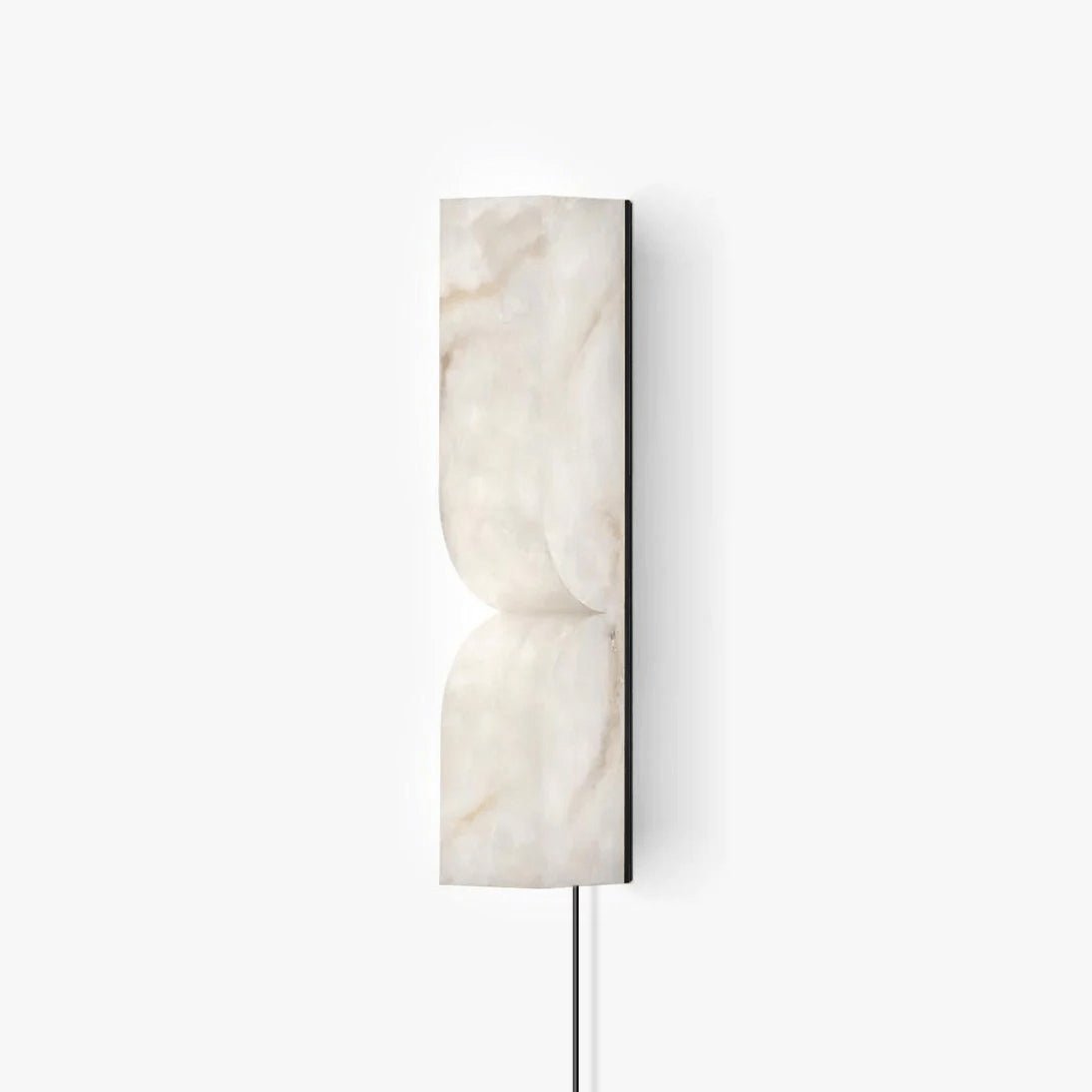 Lena Wandleuchte aus Alabaster mit Stecker
