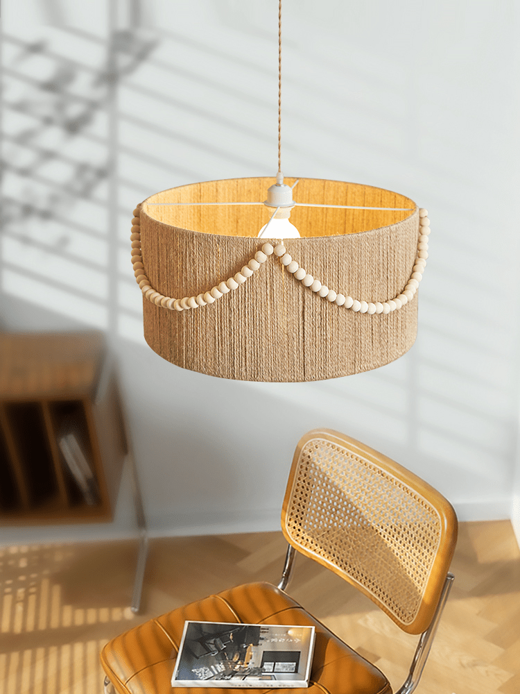 Ershaa Elegance Natürliche Perlen Boho Pendelleuchte