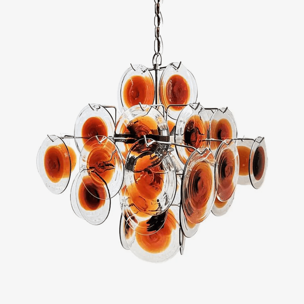 Velarissa Kronleuchter aus Muranoglas im Mid-Century-Stil