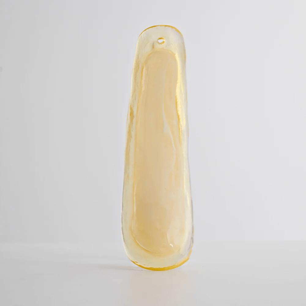 Elvess Kronleuchter Murano-Glas-Blätter Gold