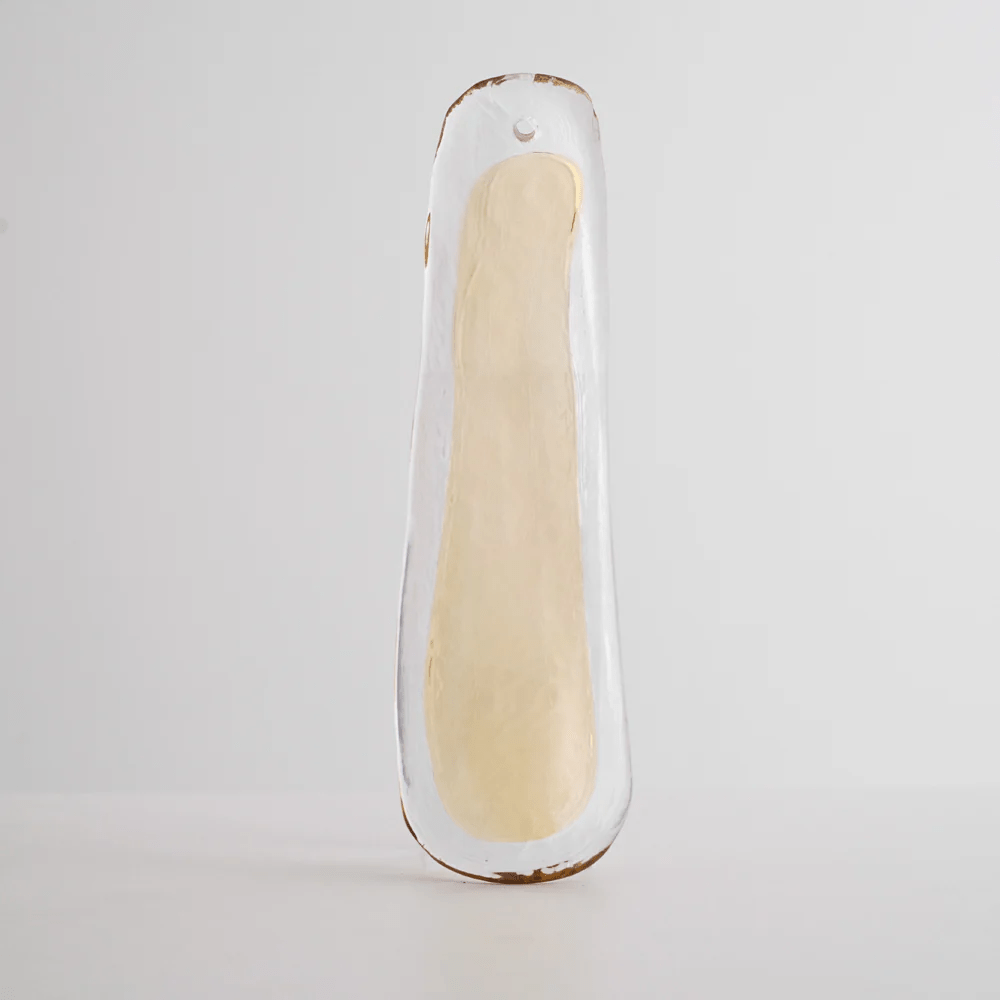 Elvess Kronleuchter Murano-Glas-Blätter Gold