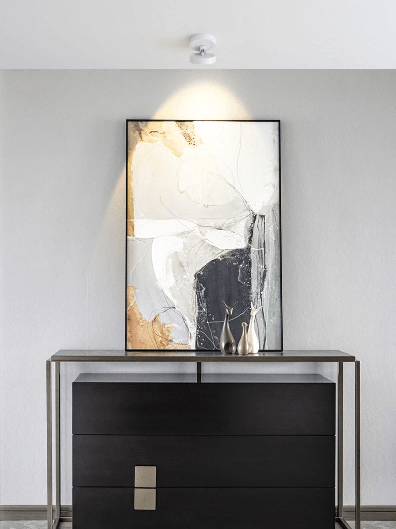 Kex LED-Deckenleuchte rund, drehbar und verstellbar