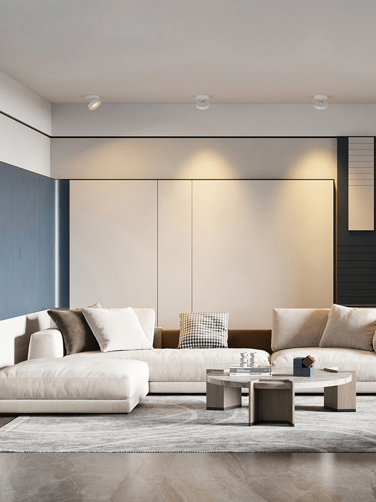 Kex LED-Deckenleuchte rund, drehbar und verstellbar
