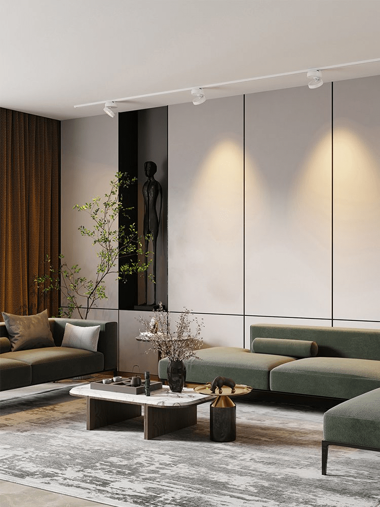 Kex LED-Deckenleuchte rund, drehbar und verstellbar
