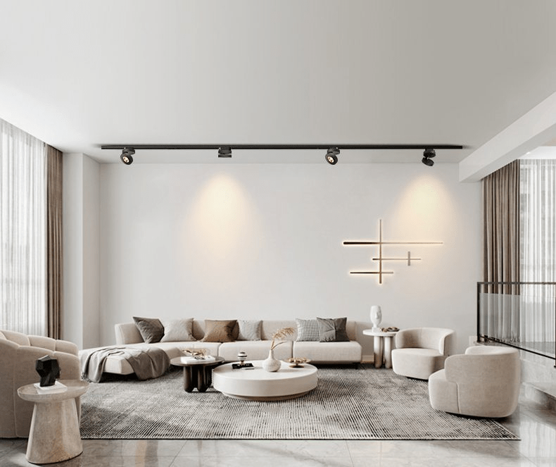 Kex LED-Deckenleuchte rund, drehbar und verstellbar