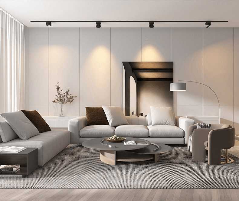 Kex LED-Deckenleuchte rund, drehbar und verstellbar