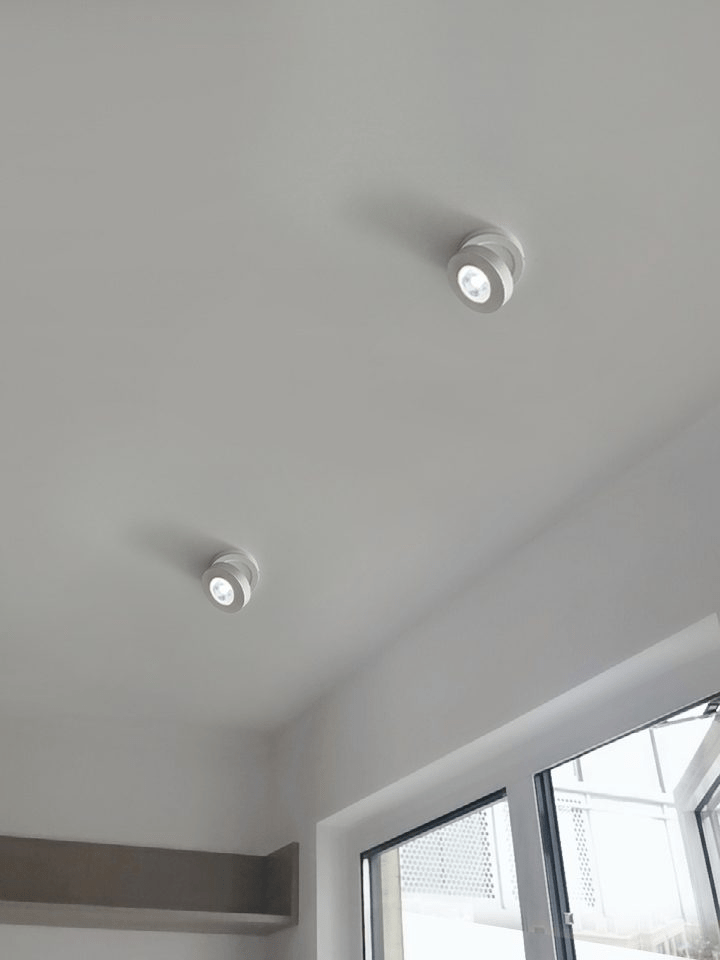 Kex LED-Deckenleuchte rund, drehbar und verstellbar
