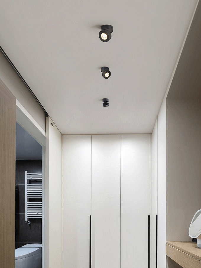 Kex LED-Deckenleuchte rund, drehbar und verstellbar