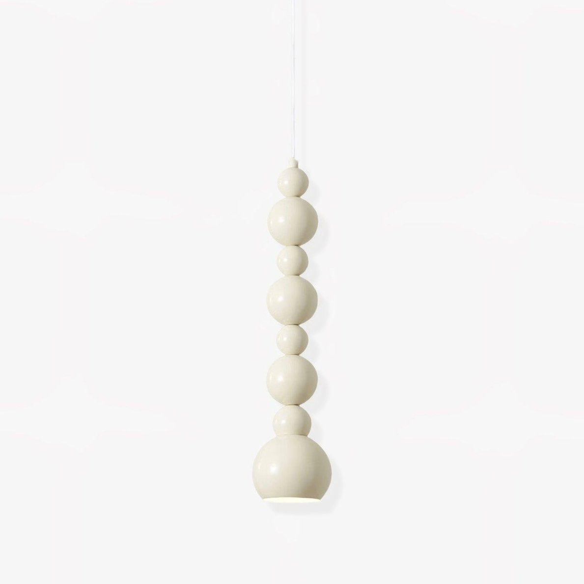 Slenao Beige Kunst-Pendelleuchte