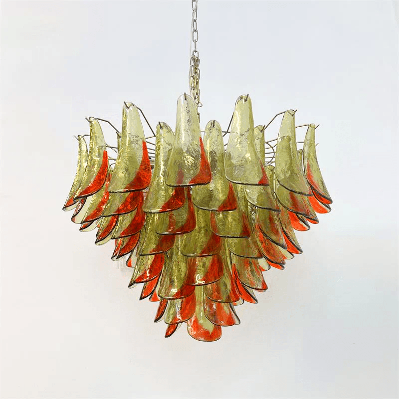 Celoraria Kronleuchter Murano-Glas-Blütenblätter Elegant