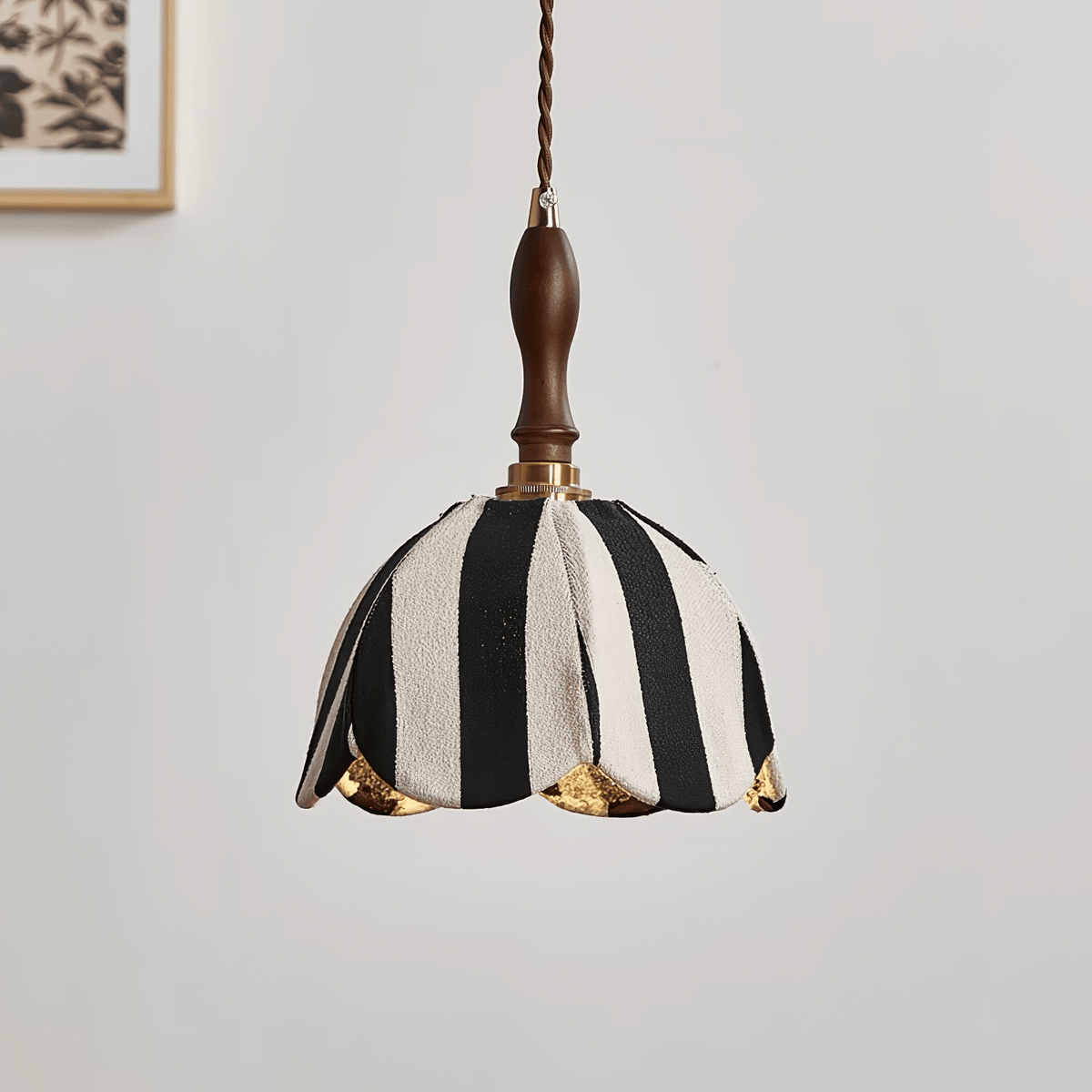 Isolder Stoff-Pendelleuchte