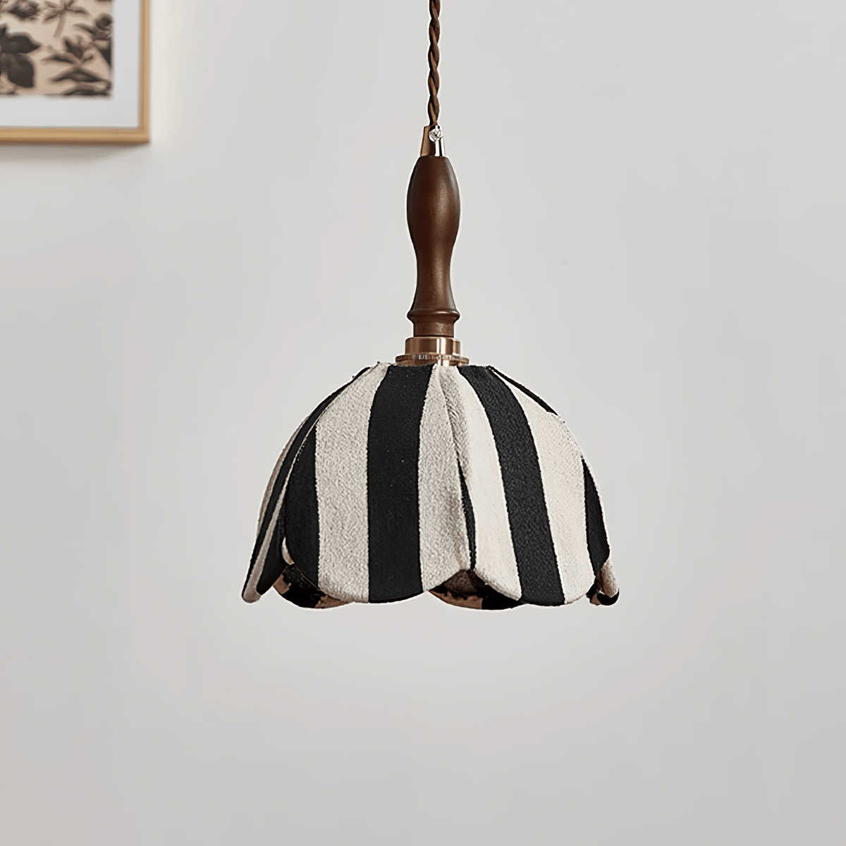 Isolder Stoff-Pendelleuchte