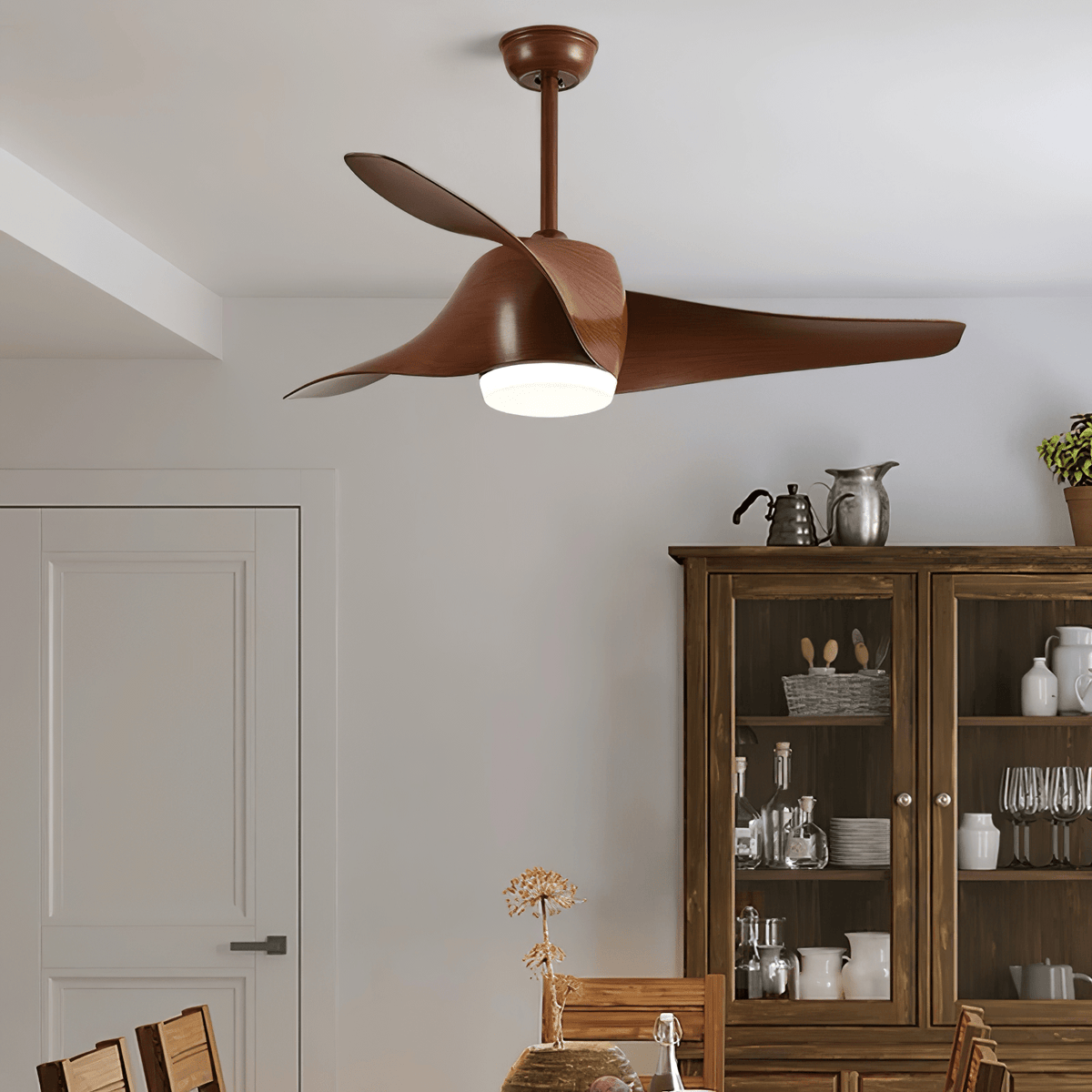 Umber Deckenventilator mit Beleuchtung