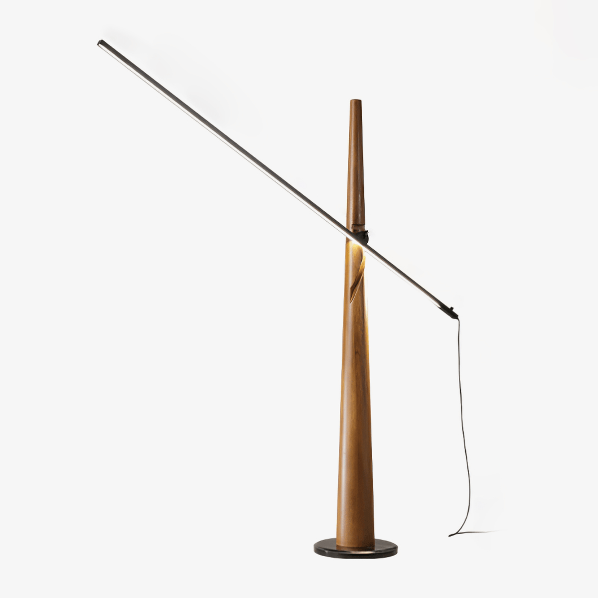 Ovelila Minimalistische Stehleuchte aus Holz