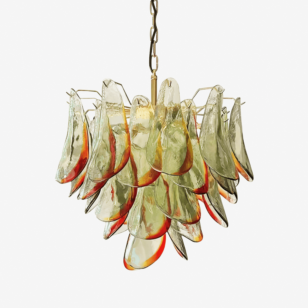 Celoraria Kronleuchter Murano-Glas-Blütenblätter Elegant