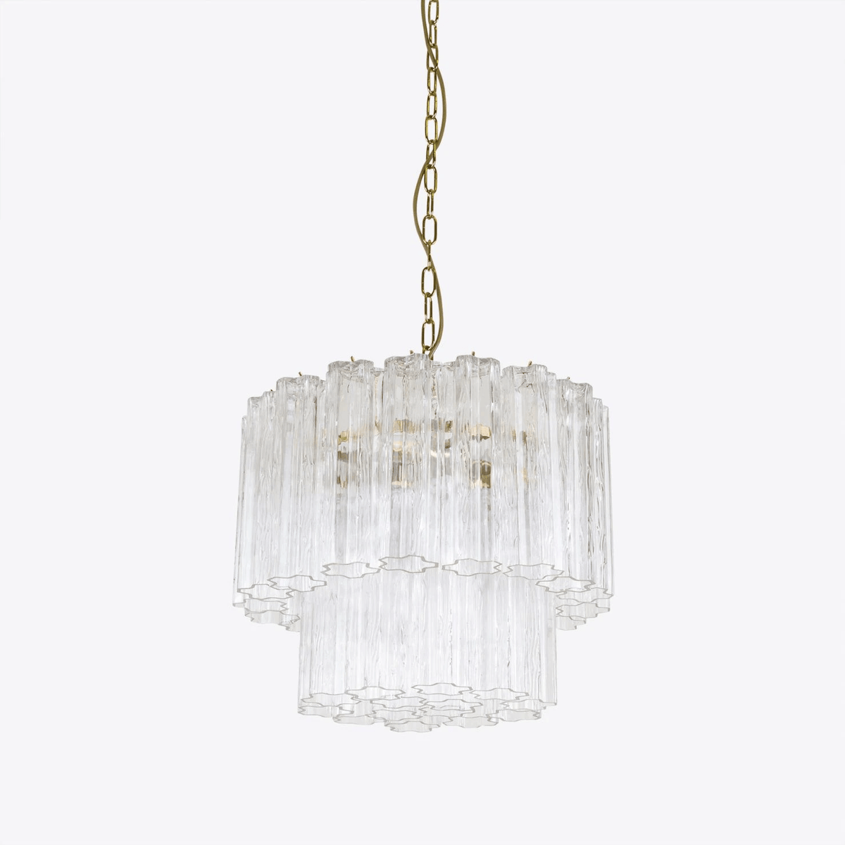 Aelox Kronleuchter Small Treviso Murano-Glasrohre