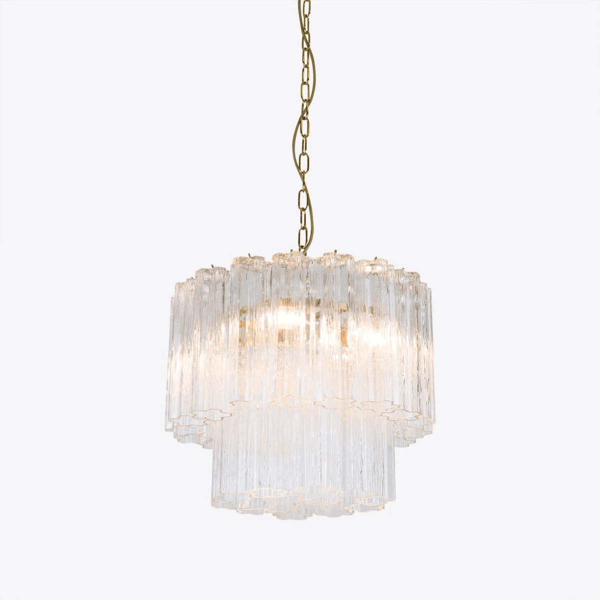 Aelox Kronleuchter Small Treviso Murano-Glasrohre